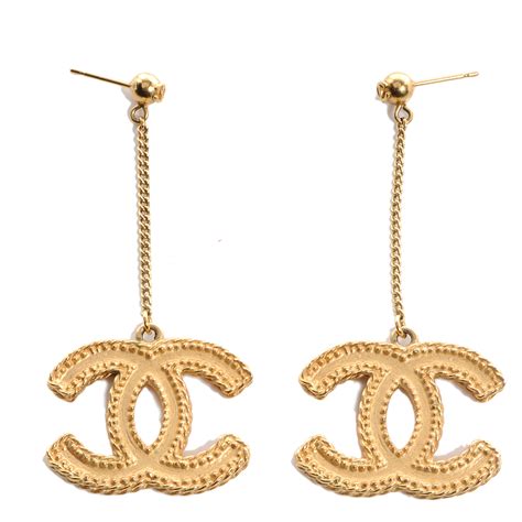 chanel drop earring|chanel earrings outlet.